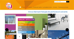 Desktop Screenshot of peintures-innova.fr