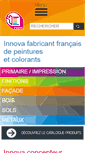 Mobile Screenshot of peintures-innova.fr